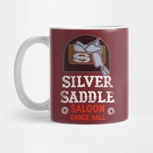 Retro Vintage Silver Saddle Saloon Las Vegas Mug